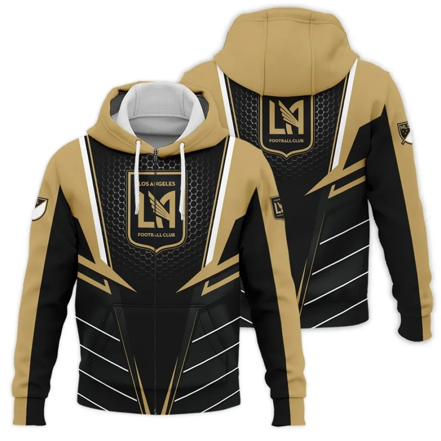 Special Release Los Angeles FC MLS Zipper Hoodie  All Over Prints HOMLS011024A01LAFZHD