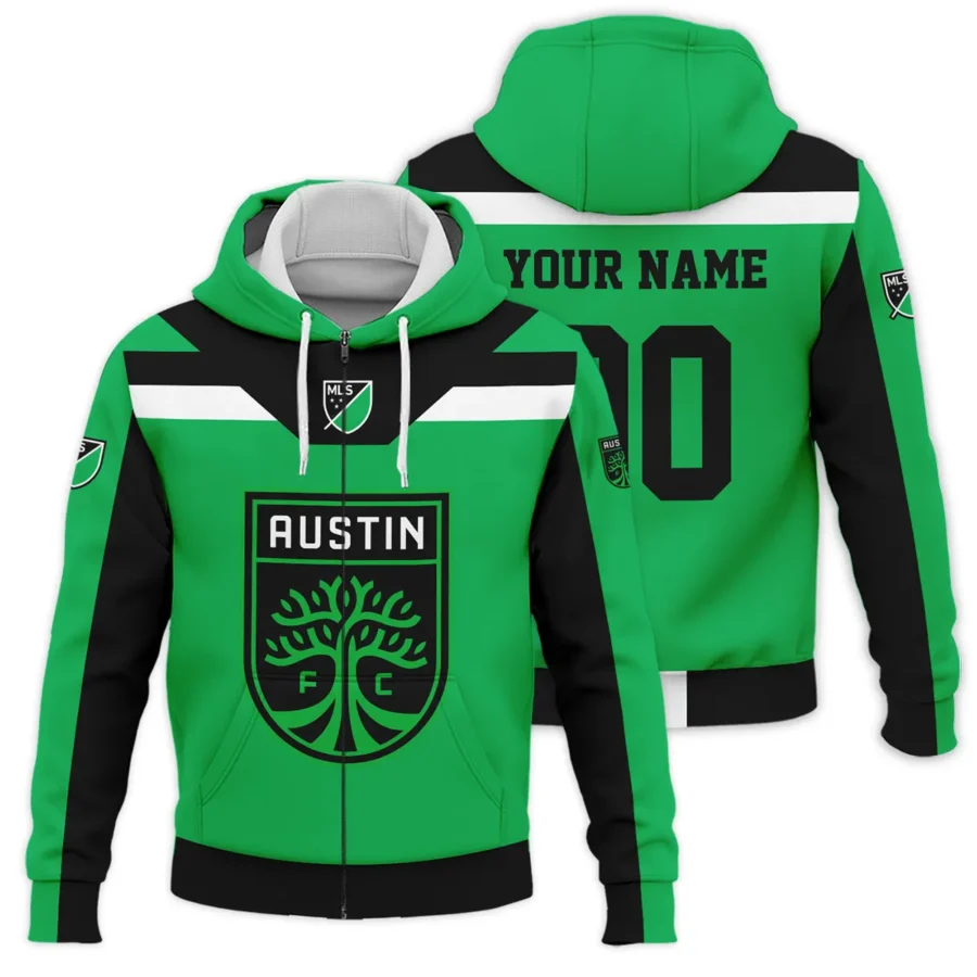 Special Release Austin FC MLS Zipper Hoodie  All Over Prints HOMLS021024A01ATXZHD