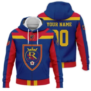 Special Release Real Salt Lake MLS Quarter Zip Jacket  All Over Prints HOMLS021024A01RSLSWZ