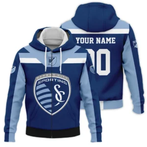 Special Release Sporting Kansas City MLS Quarter Zip Jacket  All Over Prints HOMLS021024A01SKCSWZ