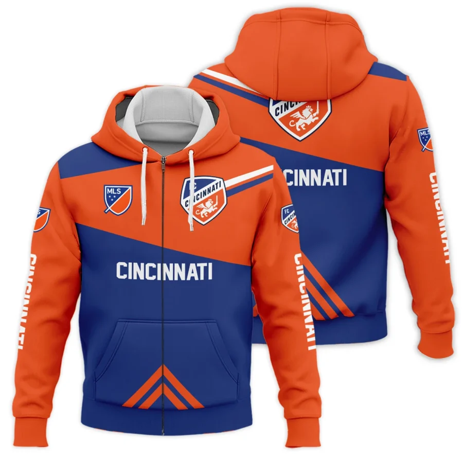 Special Release Cincinnati MLS Zipper Hoodie  All Over Prints HOMLS031024A01CINZHD