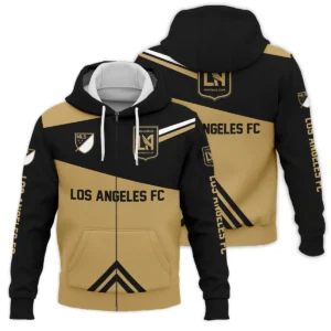 Special Release Los Angeles FC MLS Quarter Zip Jacket  All Over Prints HOMLS031024A01LAFSWZ