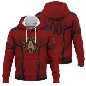 Special Release Atlanta United MLS Quarter Zip Jacket  All Over Prints QTMLS021024A1ATLSWZ