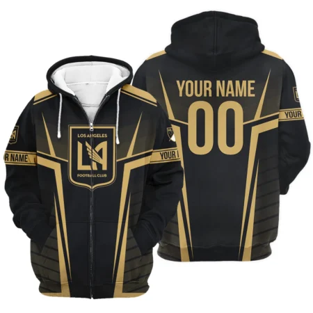 Special Release Personalized Los Angeles FC MLS Zipper Hoodie  All Over Prints QTMLS021024A1LAFZHD