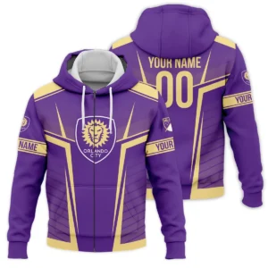 Special Release Orlando City MLS Quarter Zip Jacket  All Over Prints QTMLS021024A1ORLSWZ