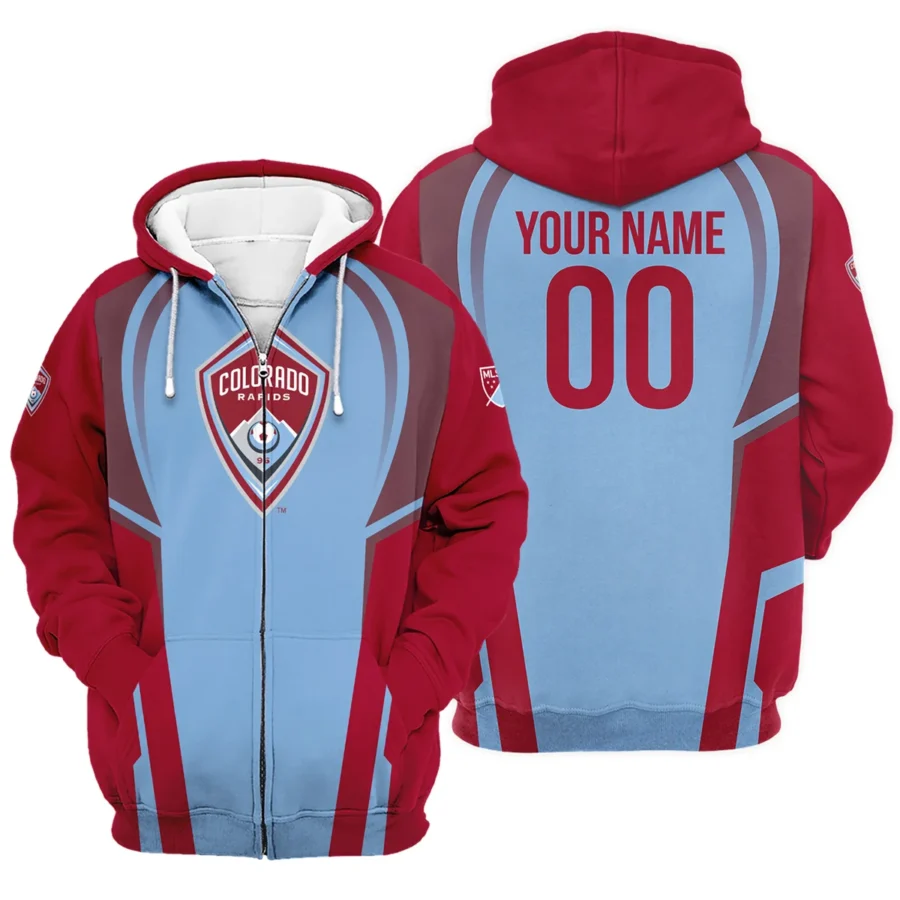 Special Release Personalized Colorado Rapids MLS Zipper Hoodie  All Over Prints QTMLS021024A2COLZHD