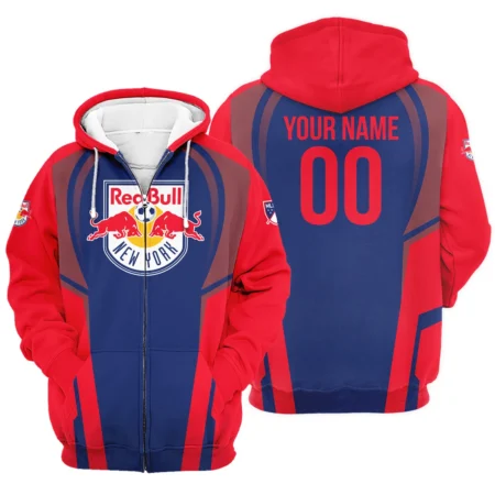 Special Release Personalized New York Red Bulls MLS Zipper Hoodie  All Over Prints QTMLS021024A2NYZHD