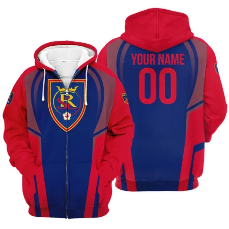 Special Release Personalized Real Salt Lake MLS Zipper Hoodie  All Over Prints QTMLS021024A2RSLZHD