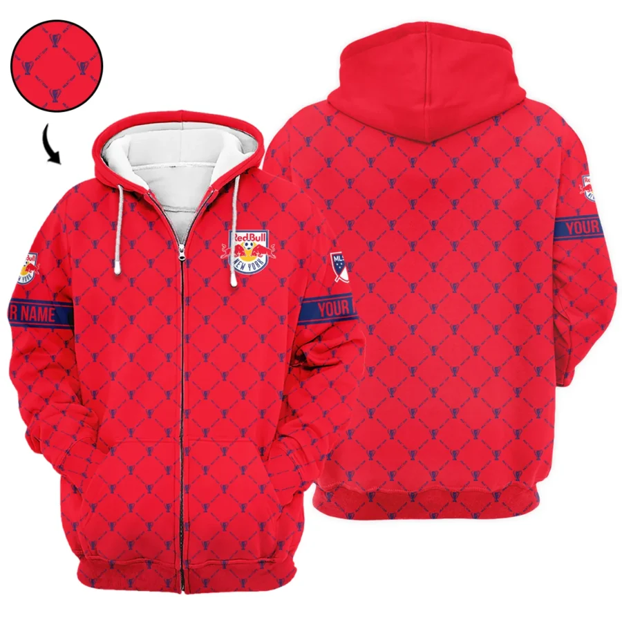 Special Release Personalized New York Red Bulls MLS Zipper Hoodie  All Over Prints QTMLS021024A3NYZHD