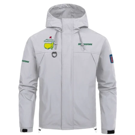 Bridgestone Golf Masters Tournament Exclusive Logo Windproof Rainproof Jacket HOMT231024A01BRWRJ - Gray