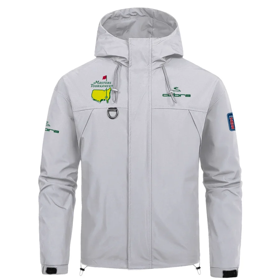 Cobra Golf Masters Tournament Exclusive Logo Windproof Rainproof Jacket HOMT231024A01CBWRJ - Gray