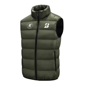 Bridgestone Golf 125th U.S. Open Exclusive Logo Cotton Vest Sleeveless Jacket HO125251024WV01BR - Black