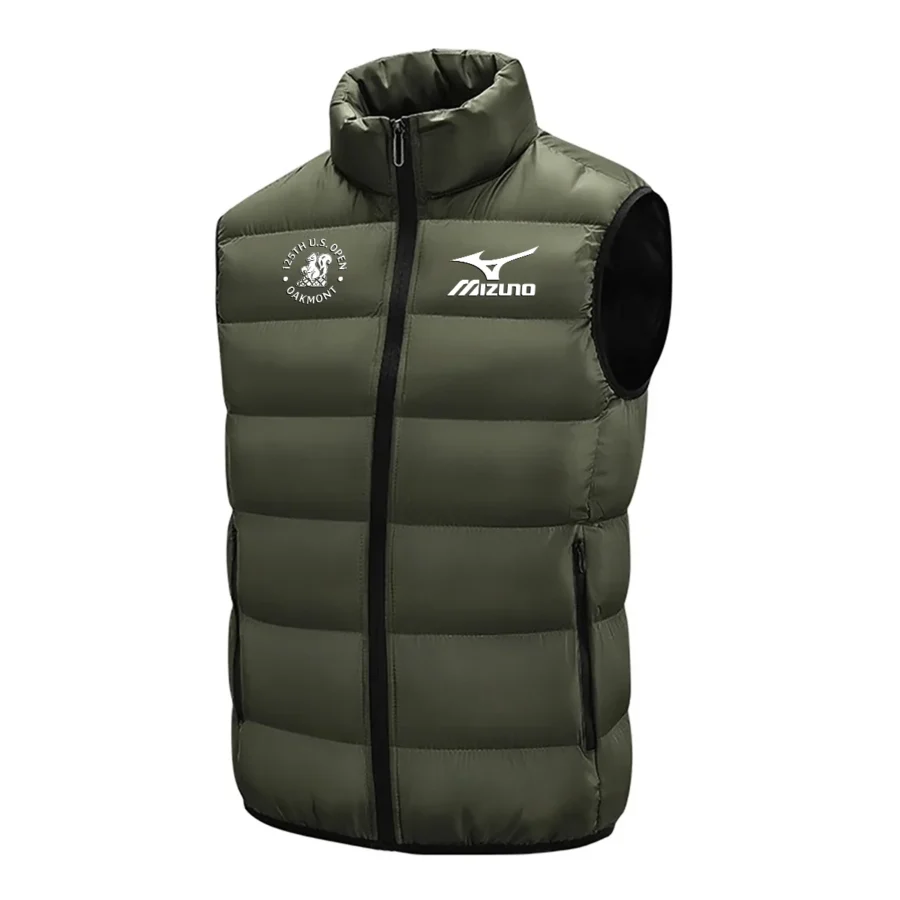 Mizuno 125th U.S. Open Exclusive Logo Cotton Vest Sleeveless Jacket HO125251024WV01MIZ - ArmyGreen