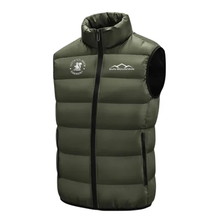 Sun Mountain 125th U.S. Open Exclusive Logo Cotton Vest Sleeveless Jacket HO125251024WV01SM - ArmyGreen