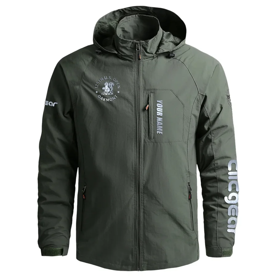 Clicgear 125th U.S. Open Exclusive Logo Quick Drying Jacket HO125301024A01CLI - Military Green