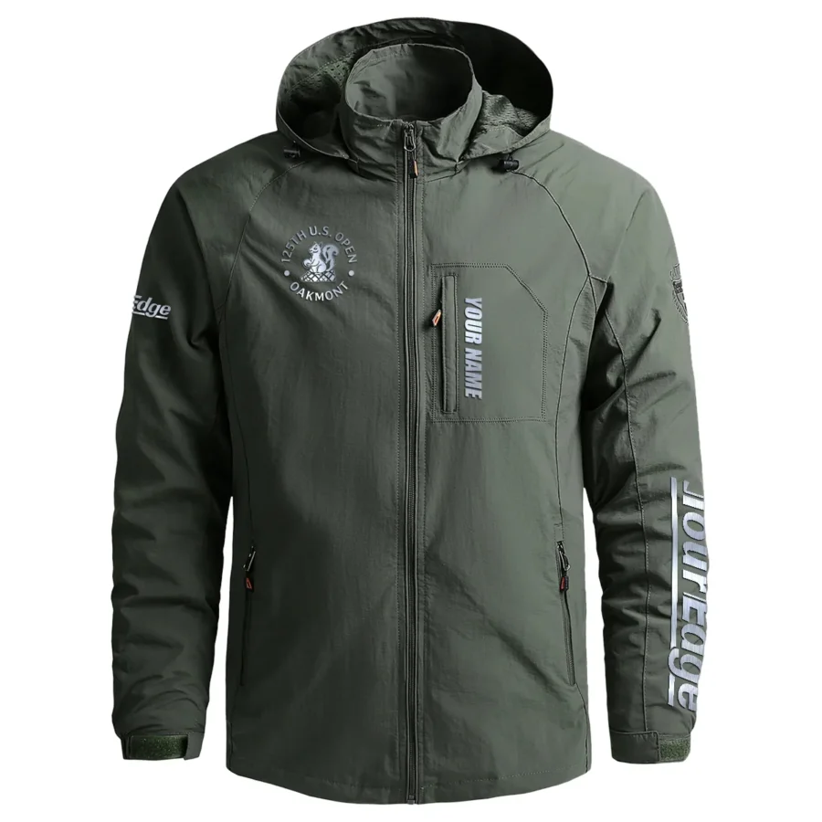 Tour Edge 125th U.S. Open Exclusive Logo Quick Drying Jacket HO125301024A01TE - Military Green