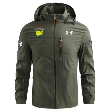 Under Armour Masters Tournament Exclusive Logo Waterproof Outdoor Jacket HOMT231024A01UAWOJ - ArmyGreen