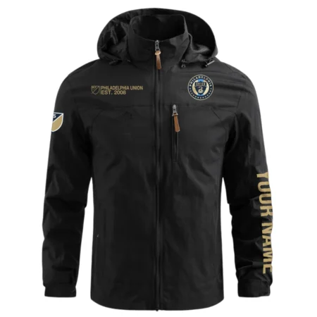 Special Release Personalized Philadelphia Union MLS Waterproof Outdoor Jacket QTMLS041024A1PHI