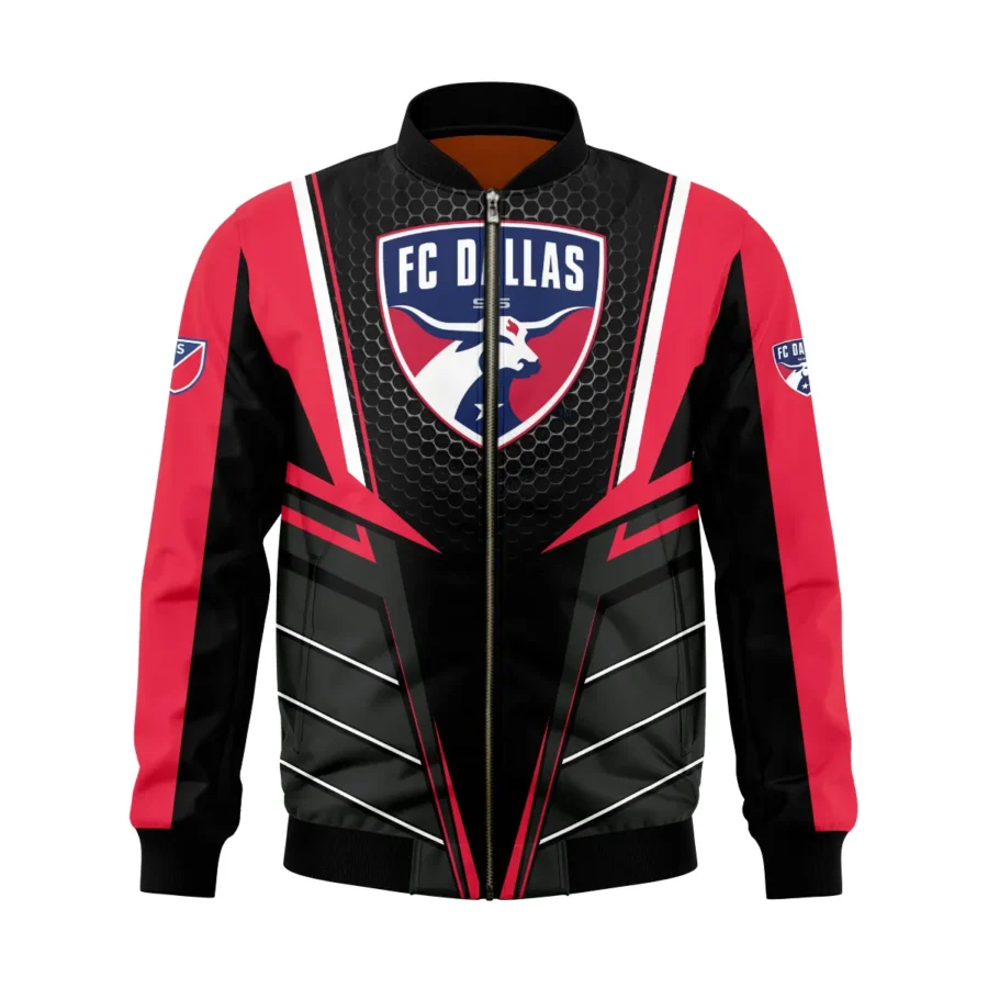 Special Release FC Dallas MLS Bomber Jacket All Over Prints HOMLS011024A01DALBB