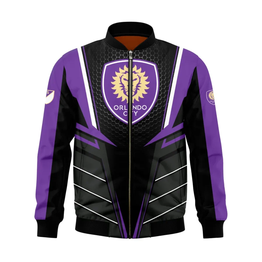 Special Release Orlando City MLS Bomber Jacket All Over Prints HOMLS011024A01ORLBB