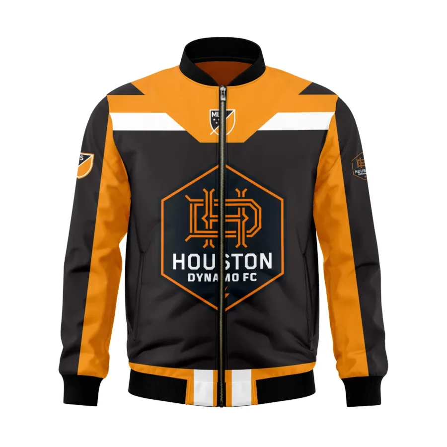 Special Release Houston Dynamo MLS Bomber Jacket All Over Prints HOMLS021024A01HOUBB