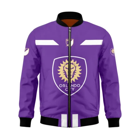 Special Release Orlando City MLS Bomber Jacket All Over Prints HOMLS021024A01ORLBB