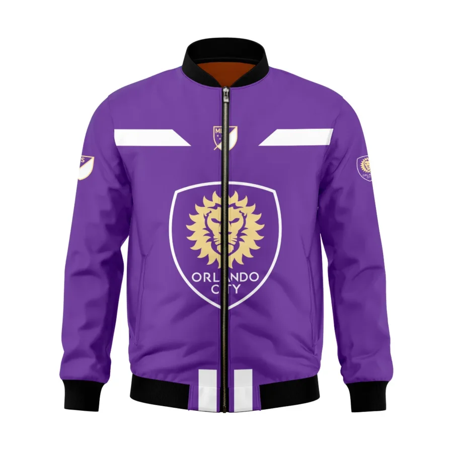 Special Release Orlando City MLS Bomber Jacket All Over Prints HOMLS021024A01ORLBB