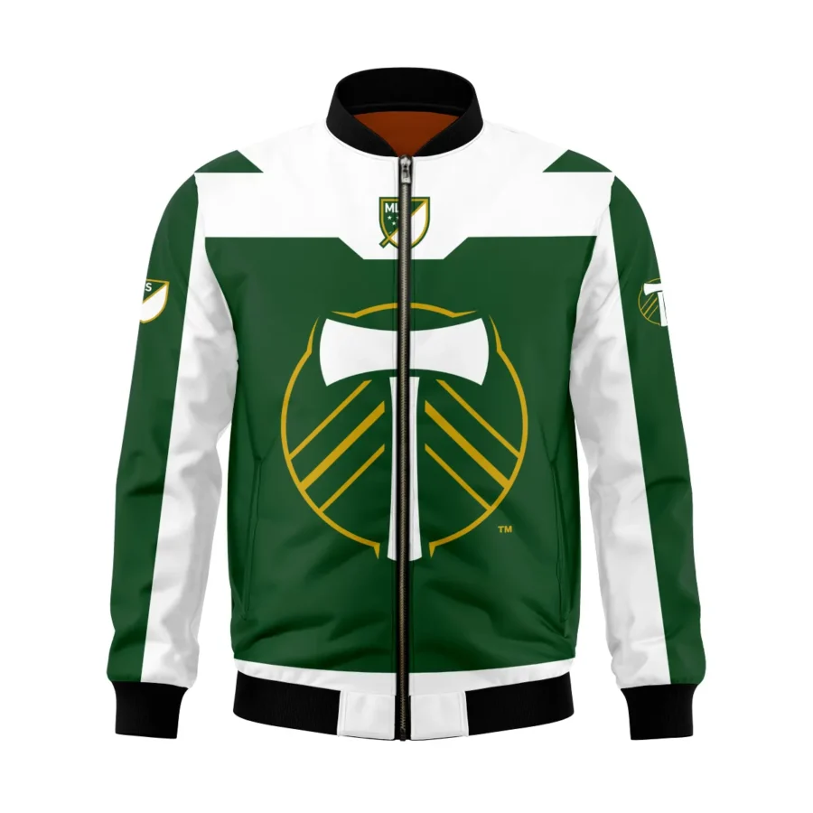 Special Release Portland Timbers MLS Bomber Jacket All Over Prints HOMLS021024A01PORBB