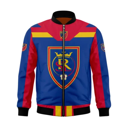 Special Release Real Salt Lake MLS Bomber Jacket All Over Prints HOMLS021024A01RSLBB