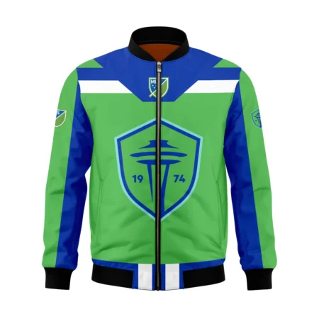 Special Release Seattle Sounders MLS Bomber Jacket All Over Prints HOMLS021024A01SEABB