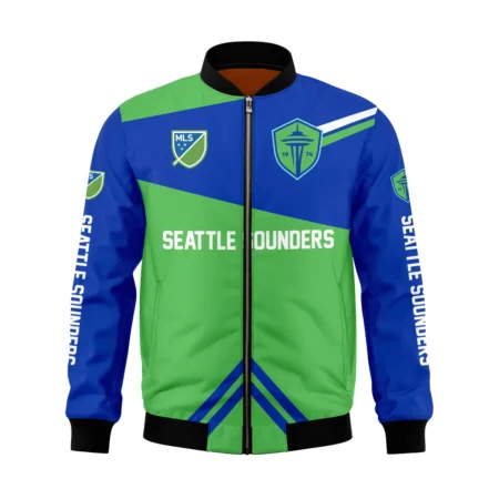 Special Release Seattle Sounders MLS Bomber Jacket All Over Prints HOMLS031024A01SEABB