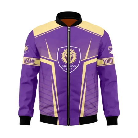 Special Release Orlando City MLS Bomber Jacket All Over Prints QTMLS021024A1ORLBB