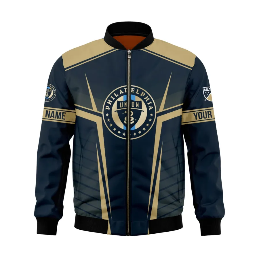 Special Release Philadelphia Union MLS Bomber Jacket All Over Prints QTMLS021024A1PHIBB