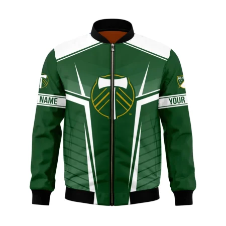 Special Release Portland Timbers MLS Bomber Jacket All Over Prints QTMLS021024A1PORBB