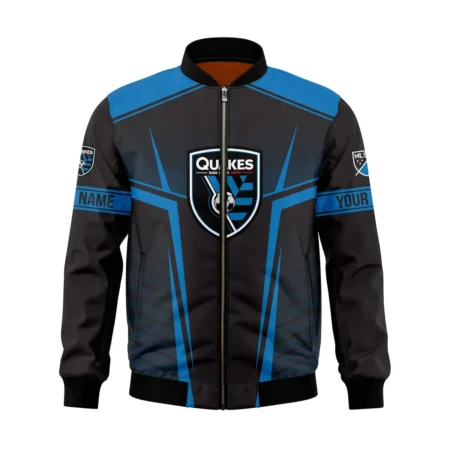 Special Release San Jose Earthquakes MLS Bomber Jacket All Over Prints QTMLS021024A1SJBB