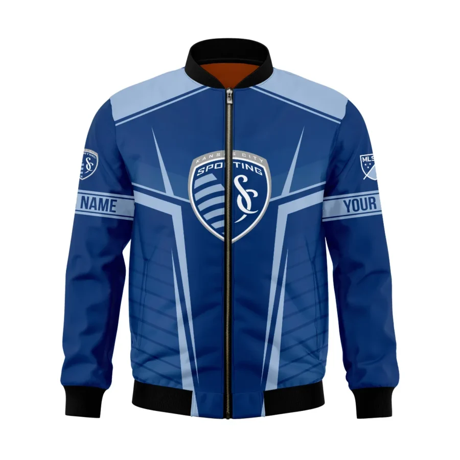 Special Release Sporting Kansas City MLS Bomber Jacket All Over Prints QTMLS021024A1SKCBB