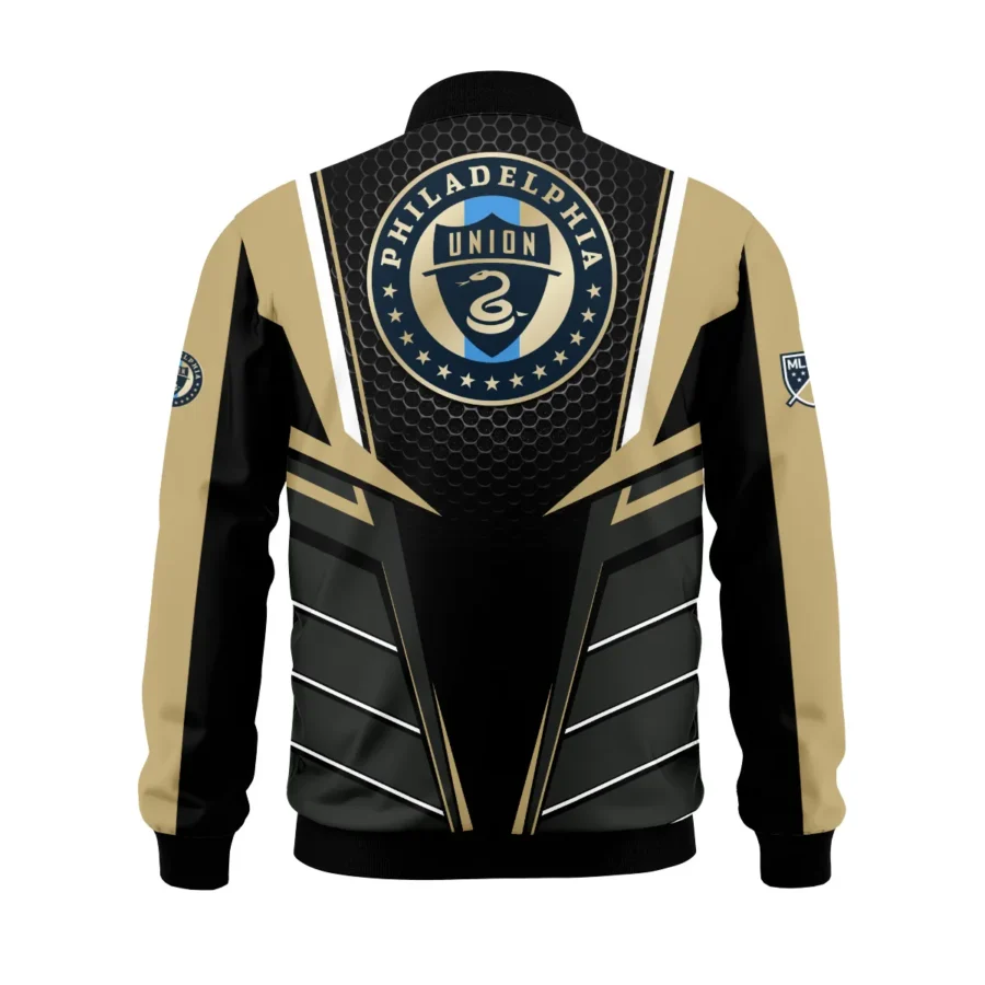 Special Release Philadelphia Union MLS Bomber Jacket All Over Prints HOMLS011024A01PHIBB