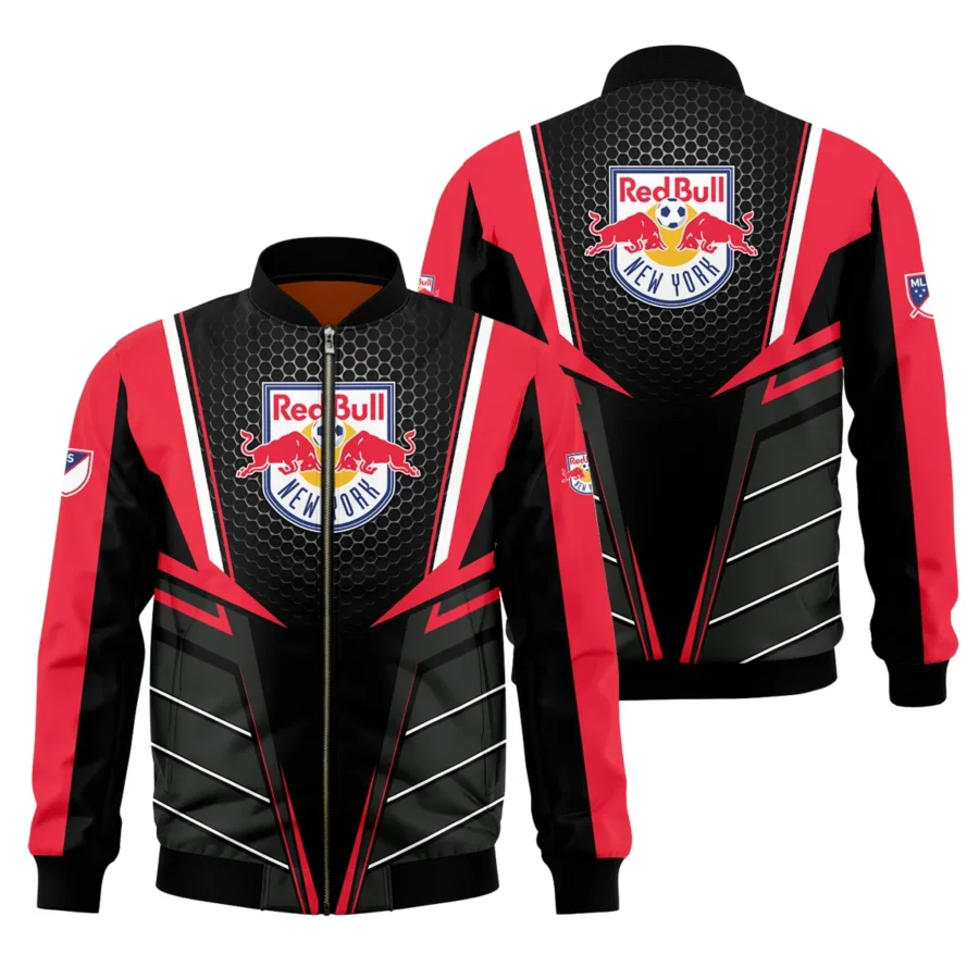 Special Release New York Red Bulls MLS Bomber Jacket All Over Prints HOMLS011024A01NYBB