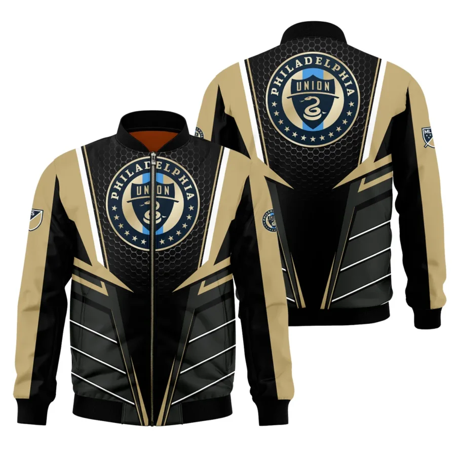 Special Release Philadelphia Union MLS Bomber Jacket All Over Prints HOMLS011024A01PHIBB