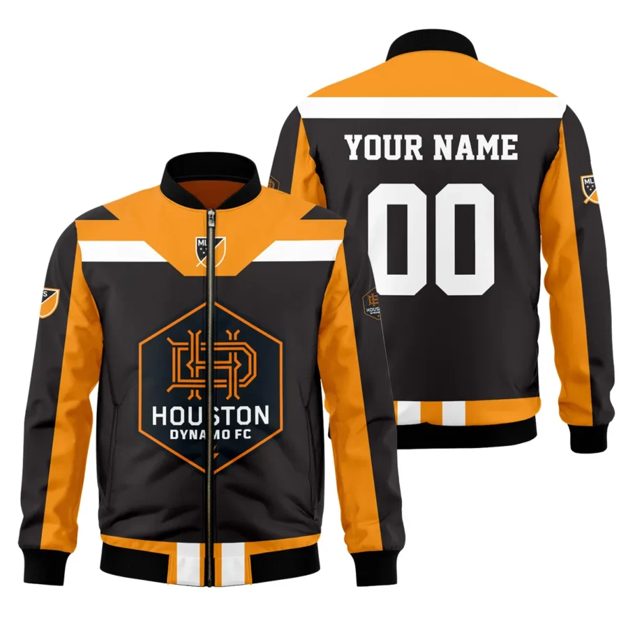 Special Release Houston Dynamo MLS Bomber Jacket All Over Prints HOMLS021024A01HOUBB