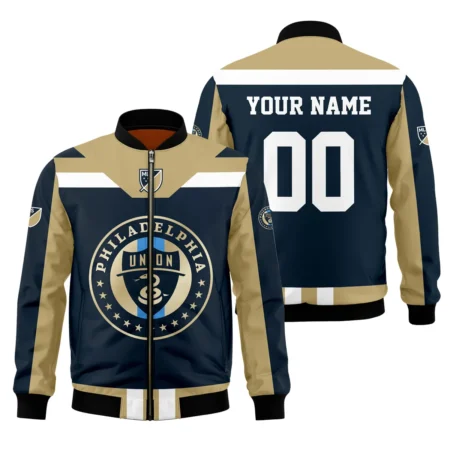 Special Release Philadelphia Union MLS Bomber Jacket All Over Prints HOMLS021024A01PHIBB