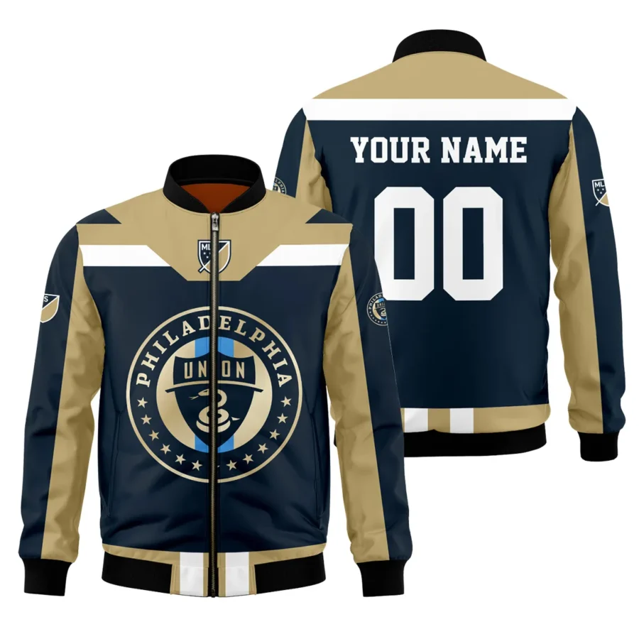 Special Release Philadelphia Union MLS Bomber Jacket All Over Prints HOMLS021024A01PHIBB