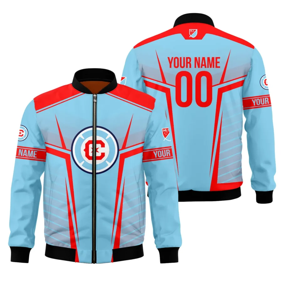 Special Release Chicago Fire MLS Bomber Jacket All Over Prints QTMLS021024A1CHIBB