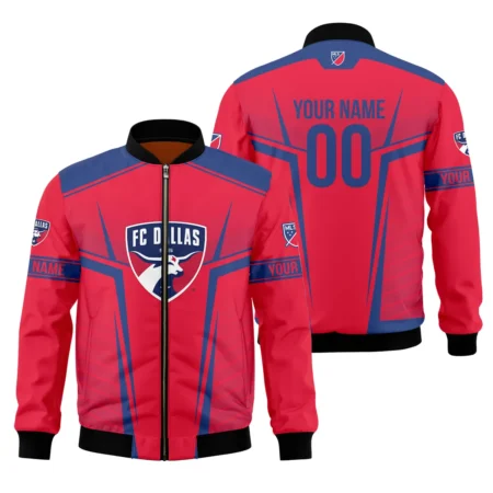 Special Release FC Dallas MLS Bomber Jacket All Over Prints QTMLS021024A1DALBB