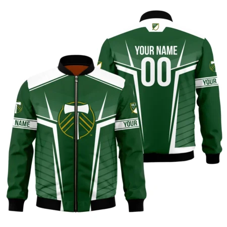 Special Release Portland Timbers MLS Bomber Jacket All Over Prints QTMLS021024A1PORBB