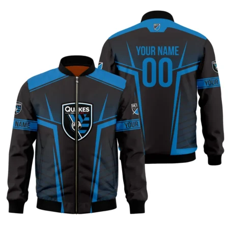 Special Release San Jose Earthquakes MLS Bomber Jacket All Over Prints QTMLS021024A1SJBB