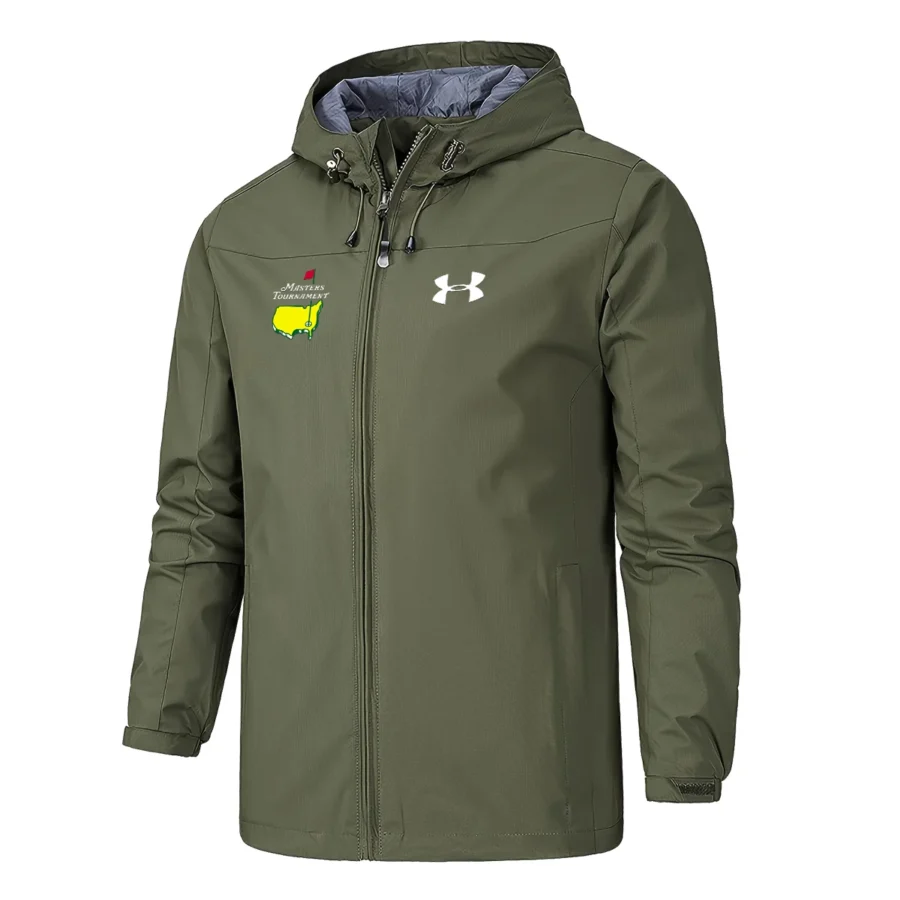 Under Armour Masters Tournament Exclusive Logo Waterproof Windbreaker Jacket HOMT231024A01UAWWJ - Army Green