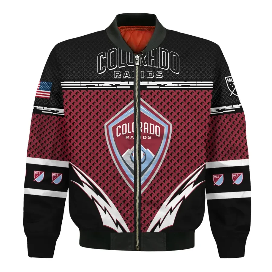 MLS Colorado Rapids Exclusive All Over Prints BLMLS31024A1COLBB - Bomber Jacket