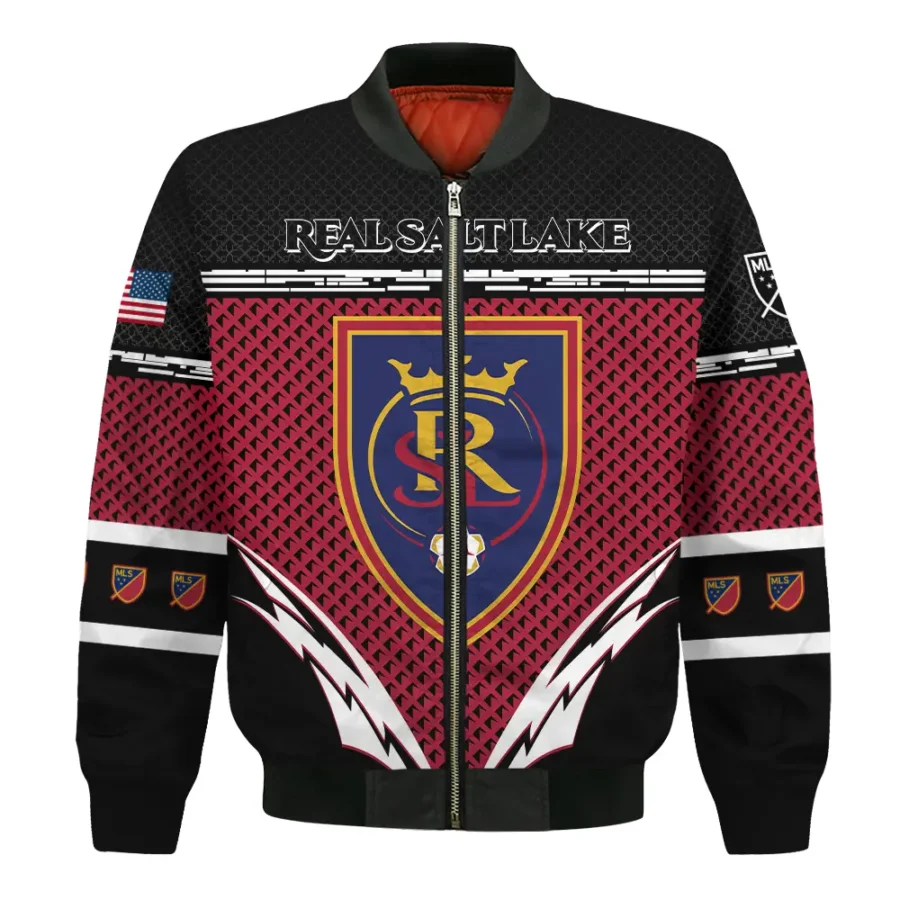 MLS Real Salt Lake Exclusive All Over Prints BLMLS31024A1RSLBB - Bomber Jacket