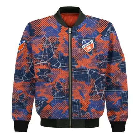 MLS Cincinnati Exclusive All Over Prints BLMLS41024A1CINBB - Bomber Jacket